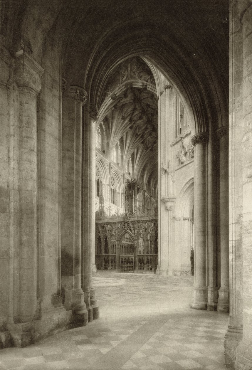 Blick auf den Chor von der Südseite des Ely-Kathedrale von Frederick Henry Evans