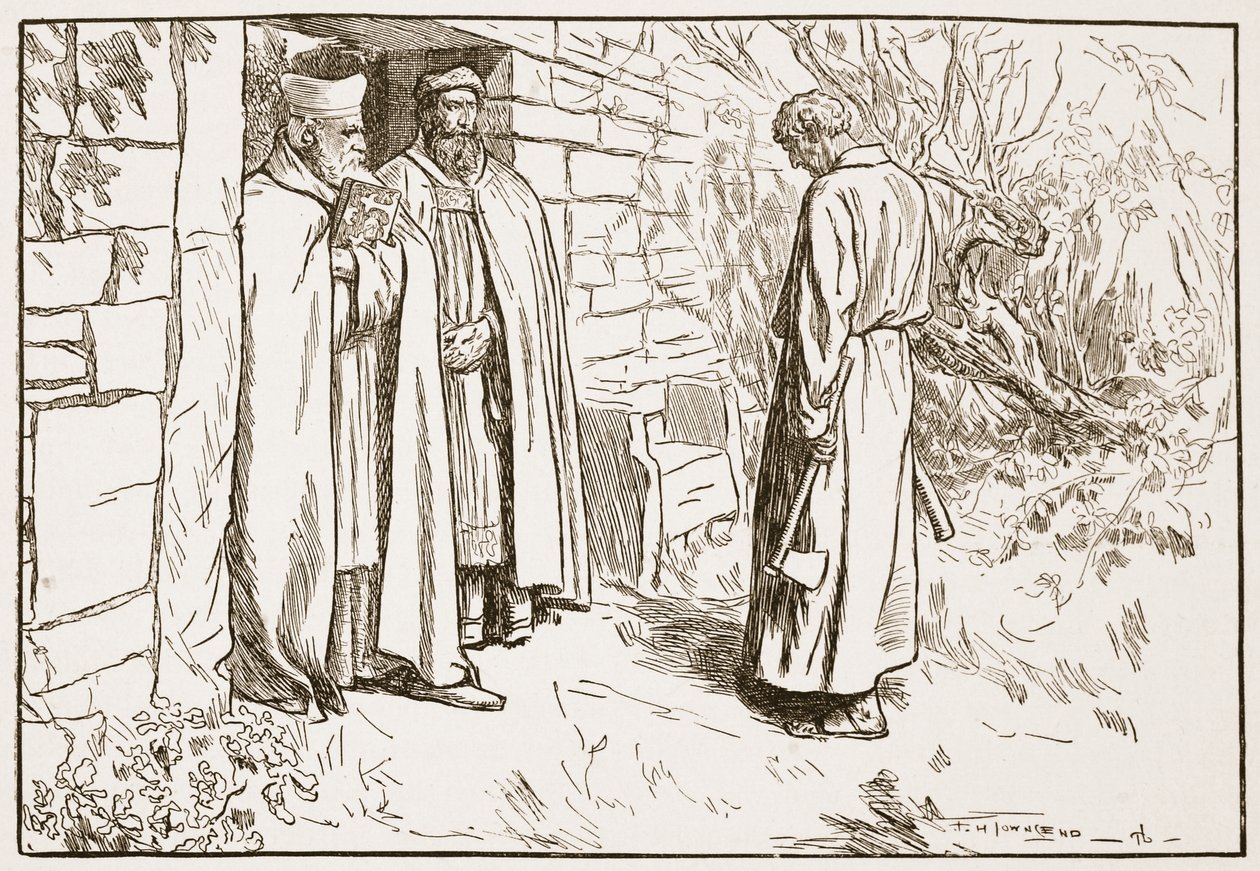 Owini im Kloster, Illustration aus 