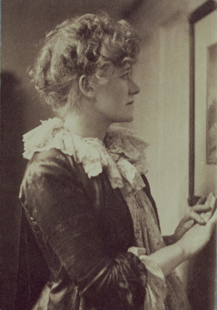 Porträtfotografie von Ellen Terry (1847-1928) von Frederick Hollyer von Frederick Hollyer