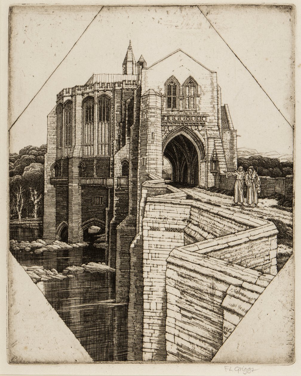 St Botolphs Brücke Nr. 2, 1936-37 von Frederick Landseer Maur Griggs