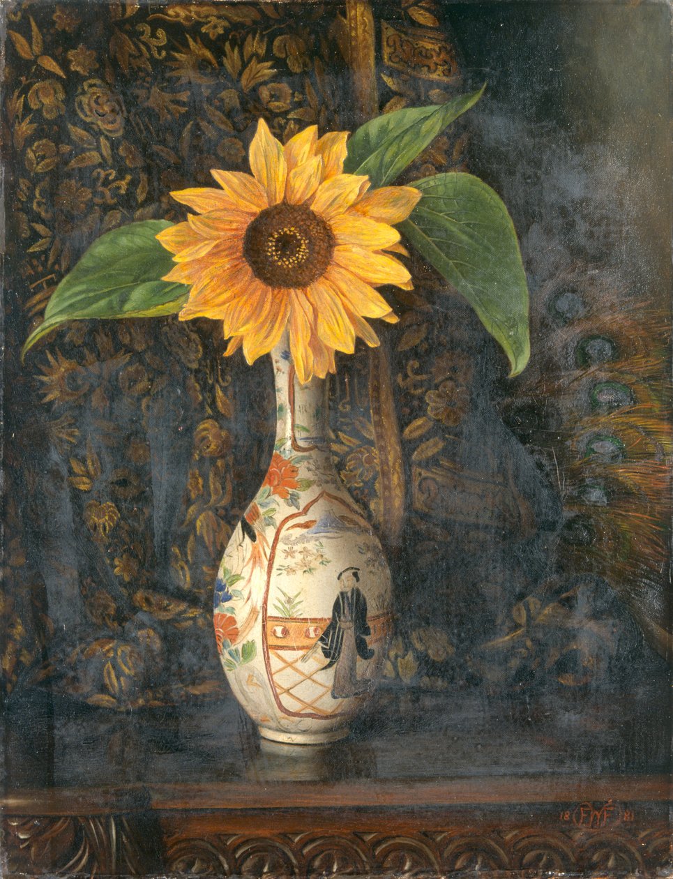 Eine Sonnenblume von Frederick William Frohawk