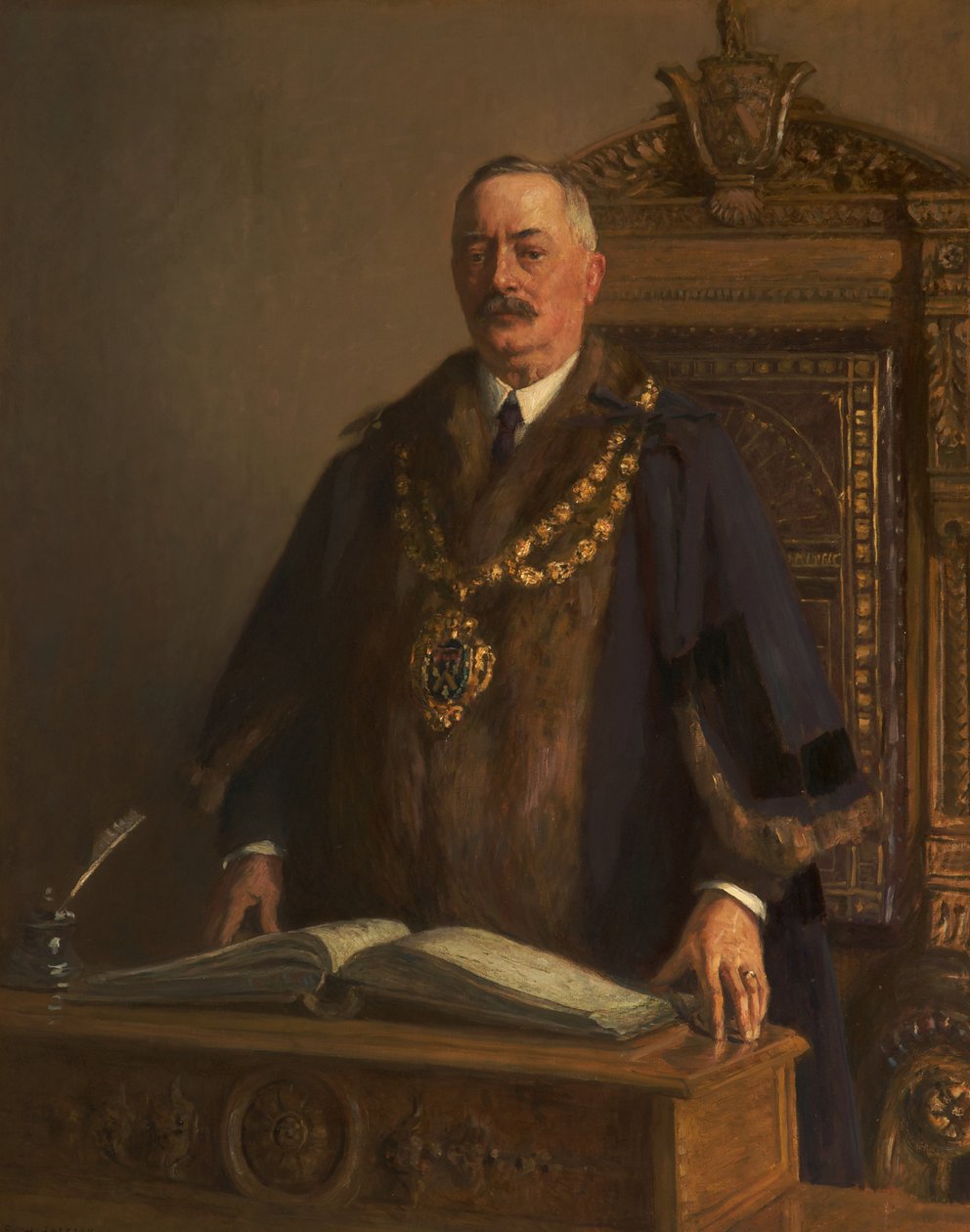 Porträt von Thomas Bolton, ca. 1908-09 von Frederick William Jackson