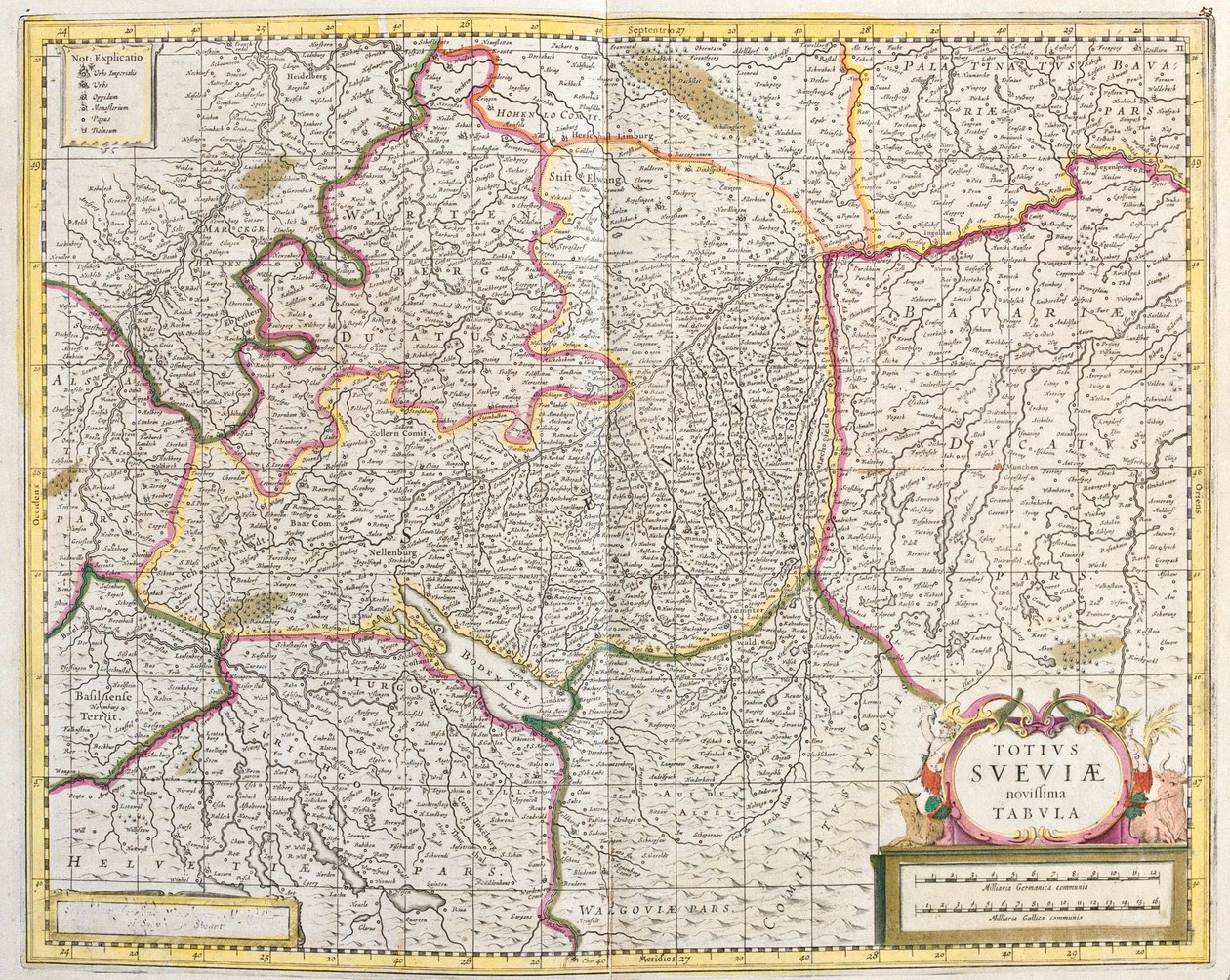 Baden-Württemberg, Bayern, Deutschland von Frederick de Wit