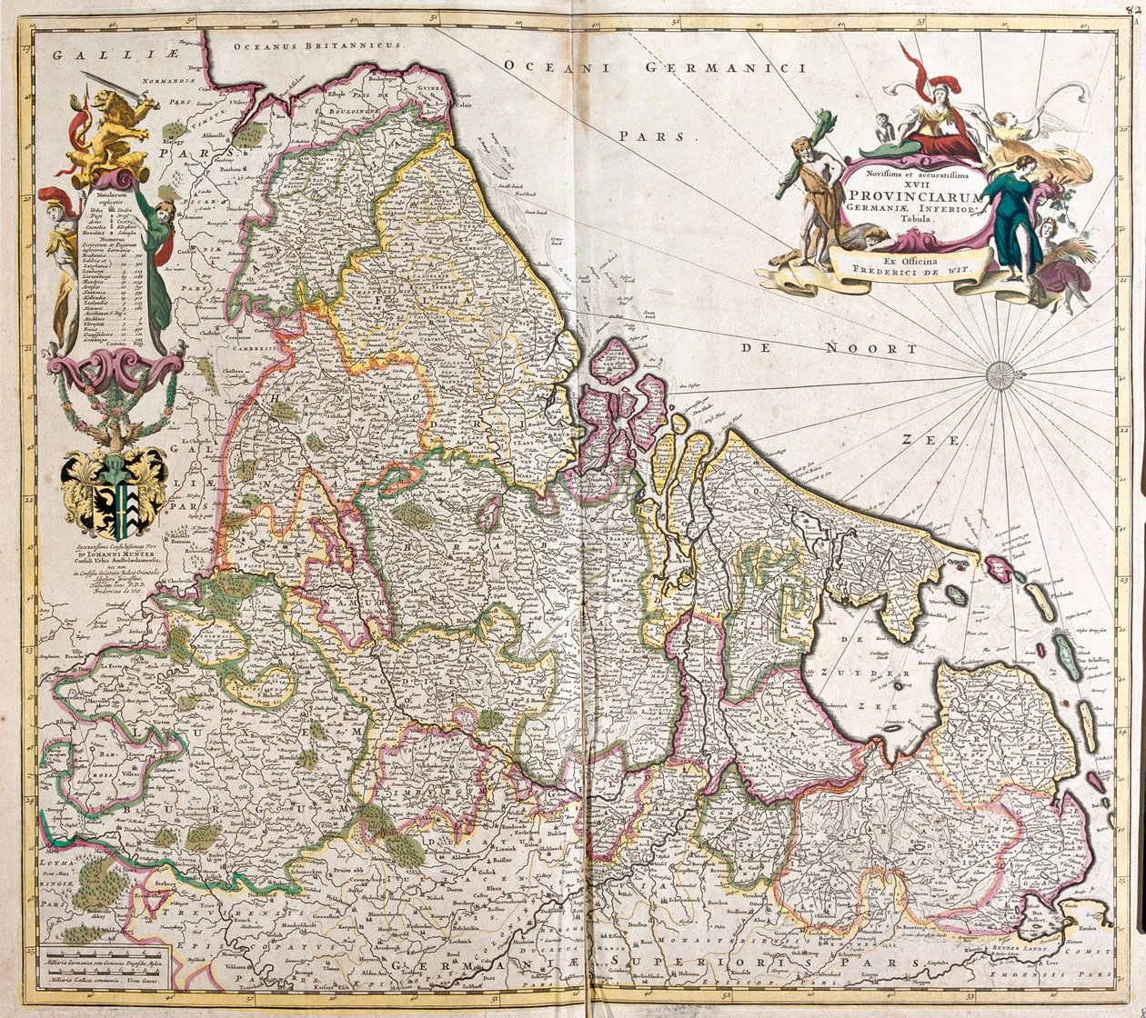 Belgien, Holland, Luxemburg, N von Frederick de Wit