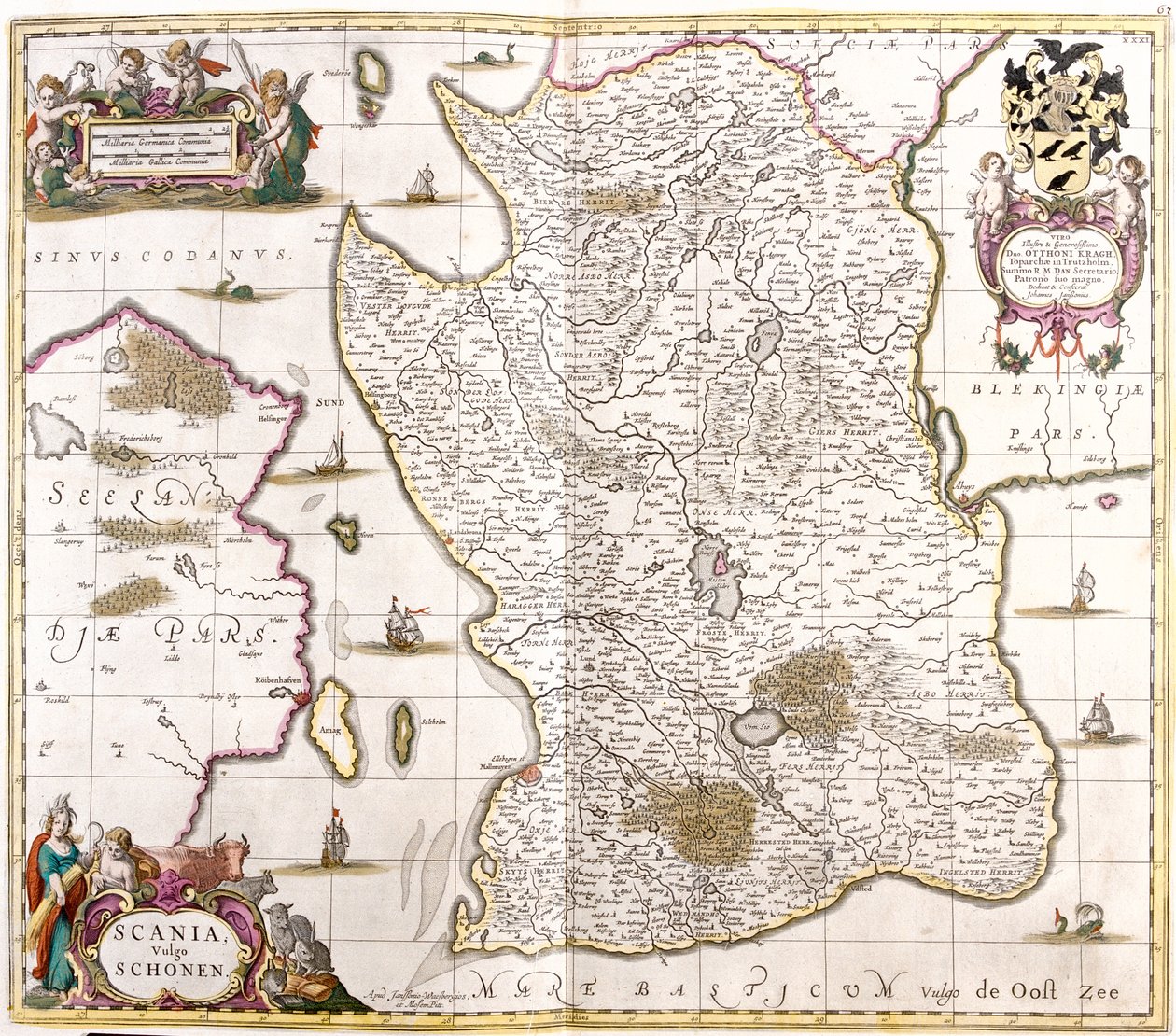 Schweden, Skåne von Frederick de Wit