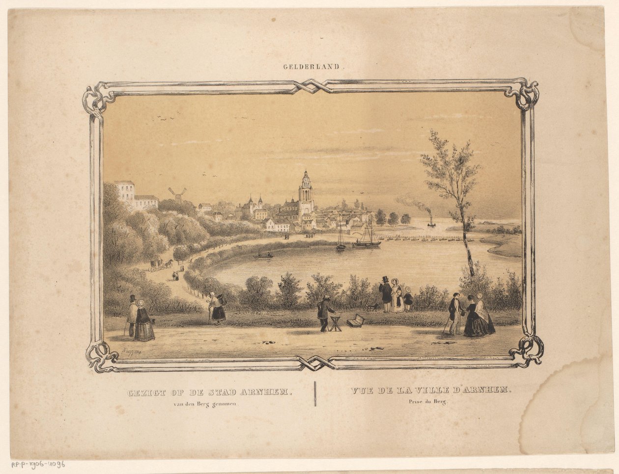 Ansicht von Arnheim von Frederik Lodewijk Huygens