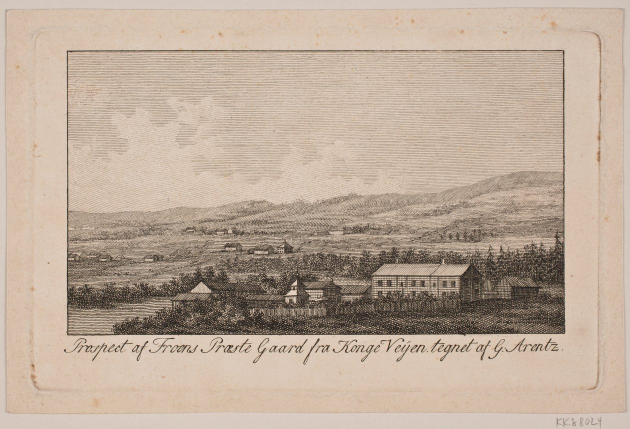 Froens Præstegaard von Frederik Ludvig  Bradt