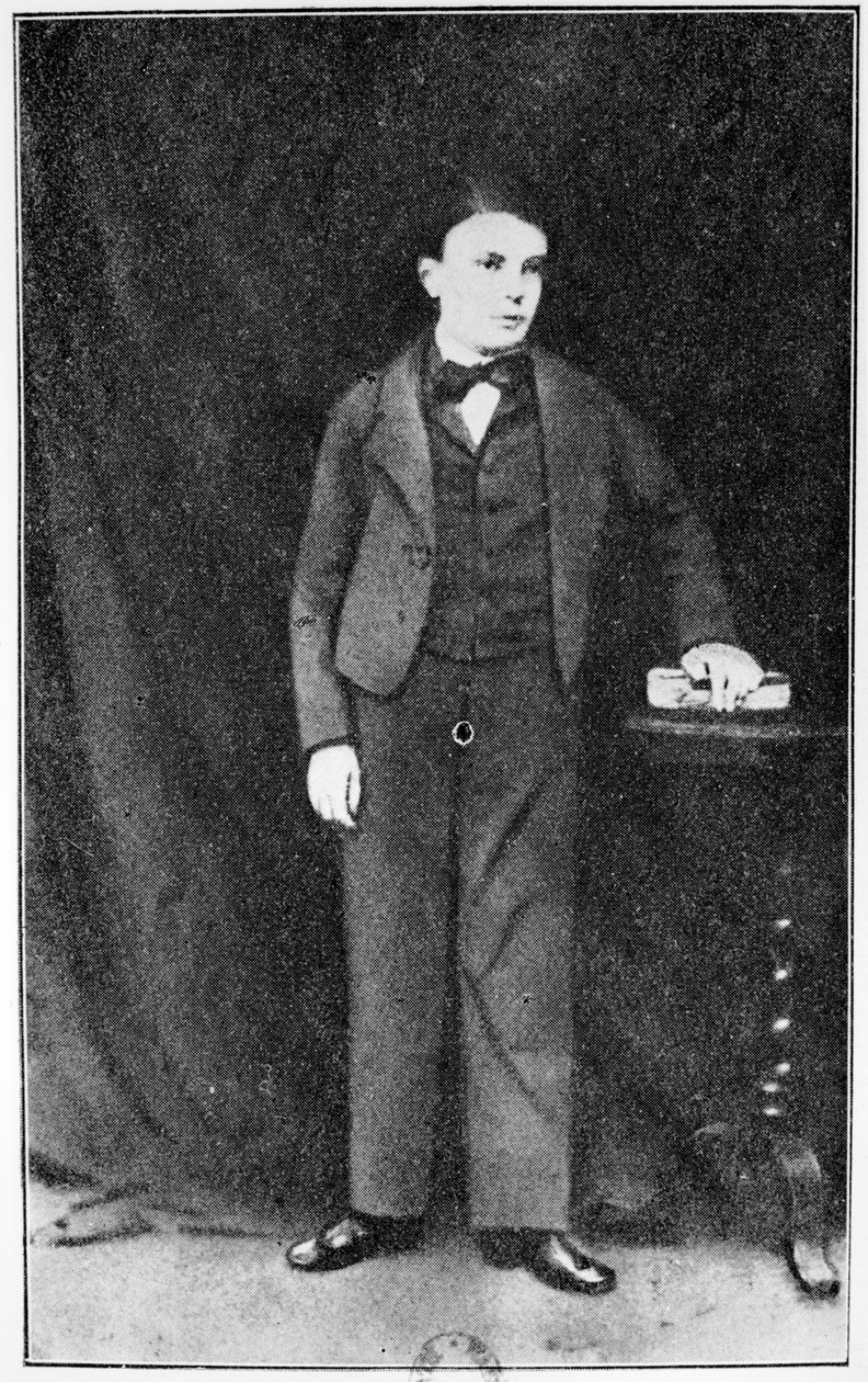 Guy de Maupassant (1850-93) in Fecamp, im Alter von 9 Jahren, aus La Fin de Maupassant von Georges Normandy, veröffentlicht 1927, Paris von French Photographer
