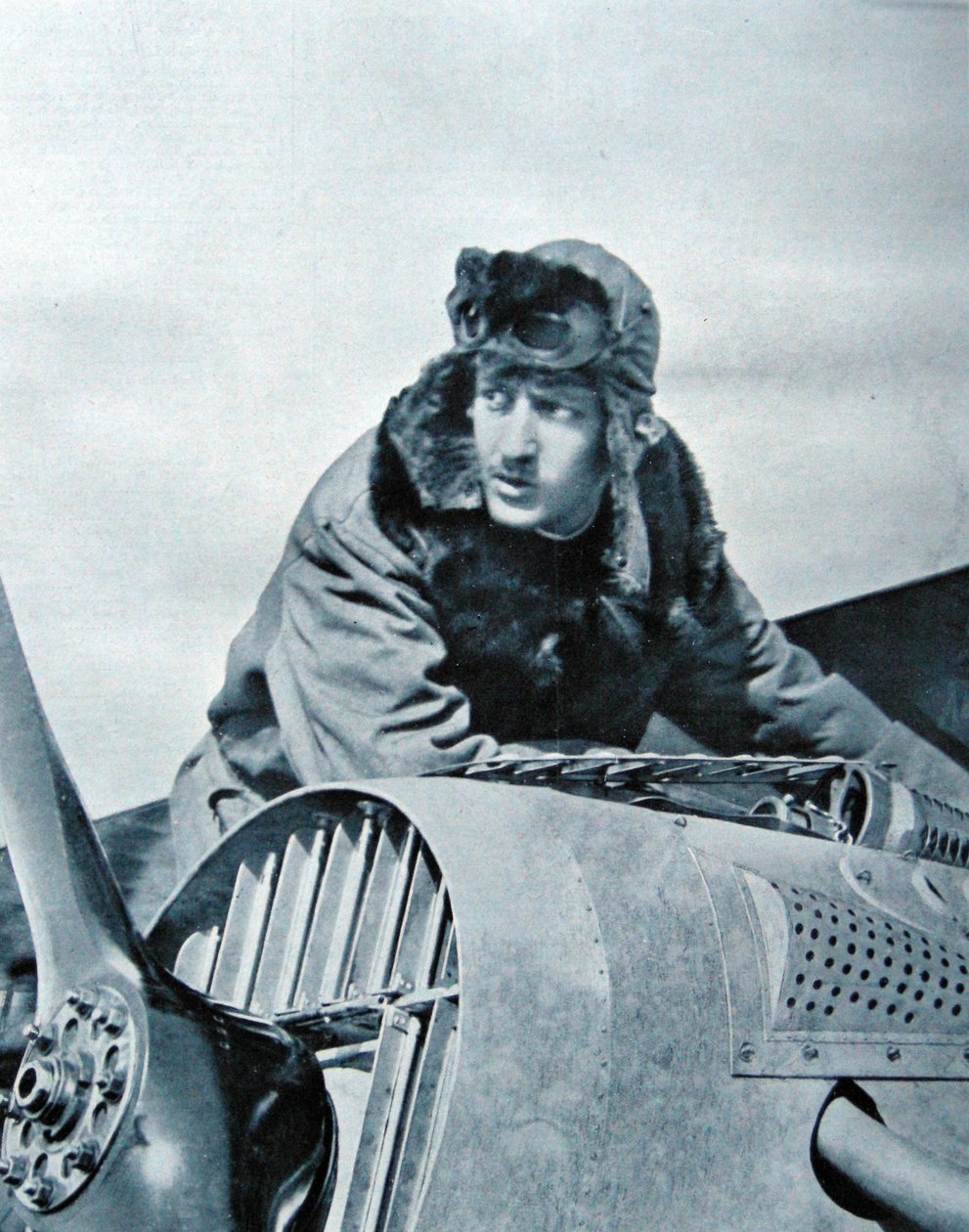 Guynemer zwei Tage vor seinem Tod, September 1917 von French Photographer