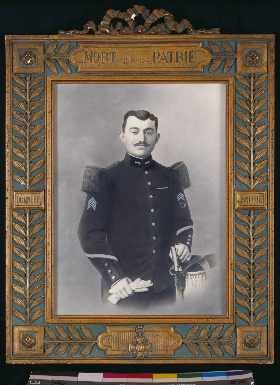 Porträt eines Sergeanten der Kolonialinfanterie von French Photographer