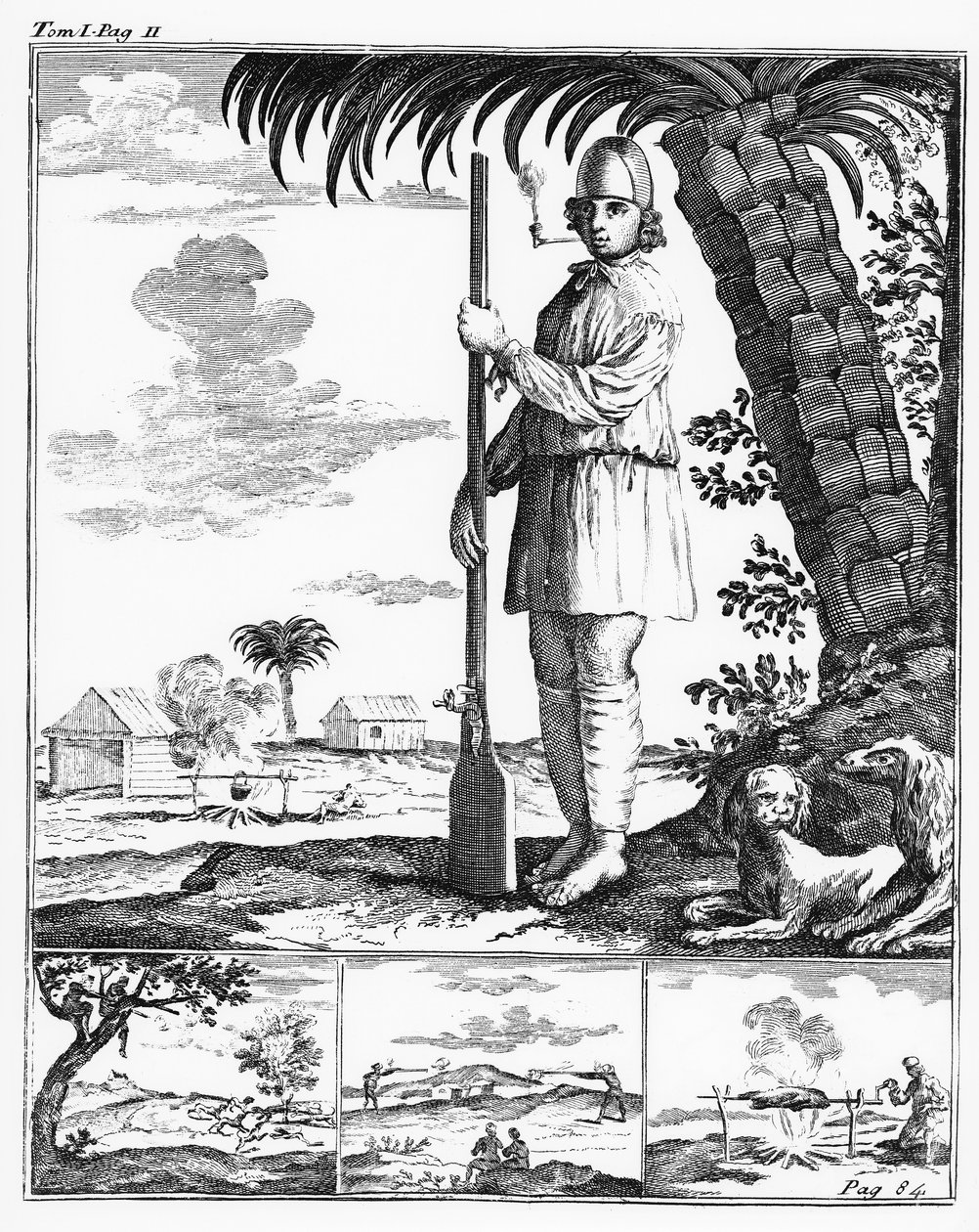Bukanier in den Westindischen Inseln, 1686 von French School