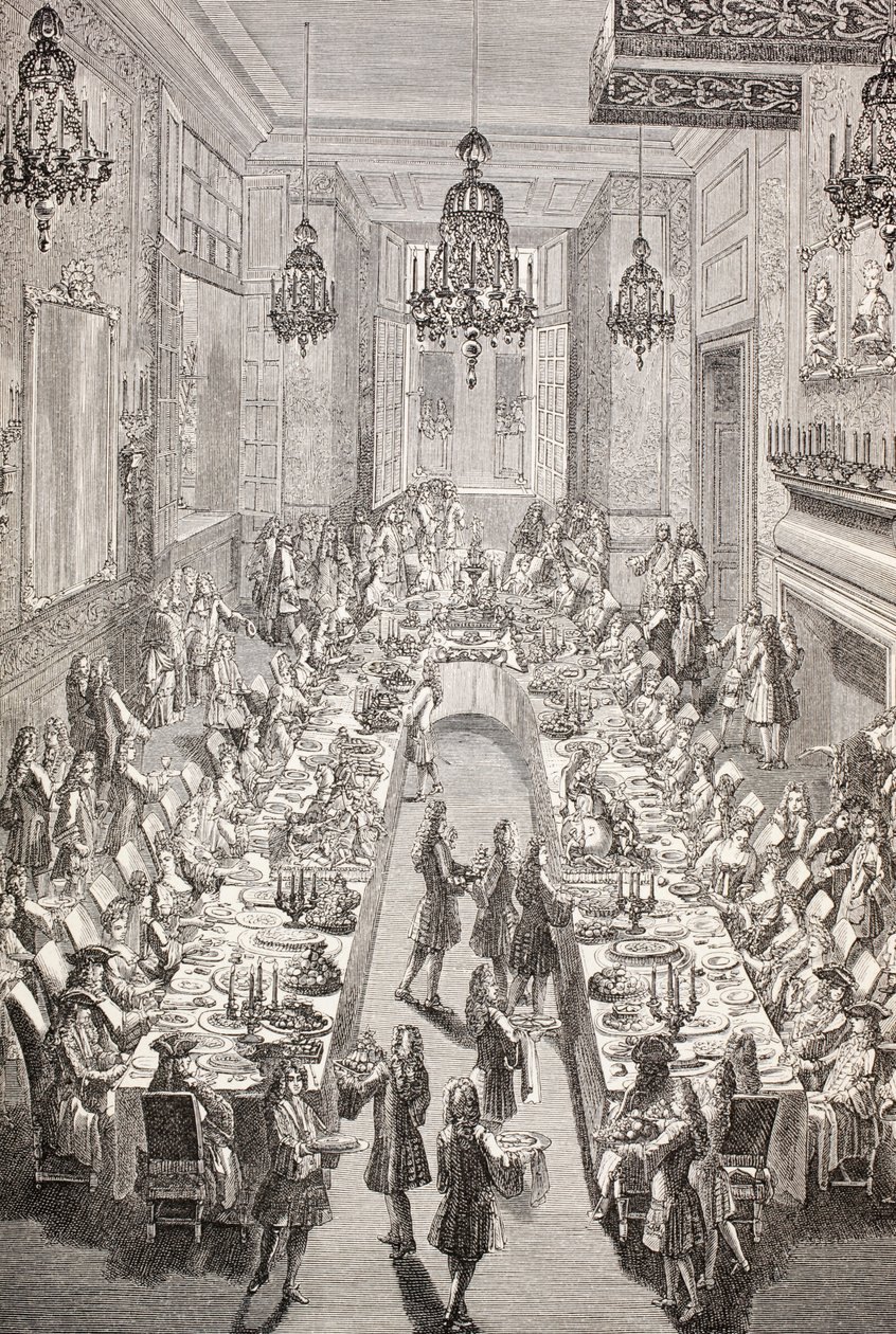 Fest für den spanischen Botschafter in Frankreich in Paris im Jahr 1707, 1875 von French School
