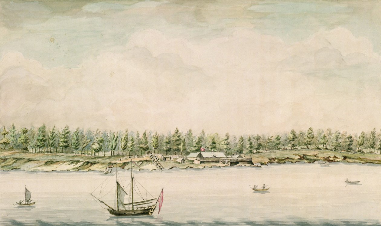 Fort Erie, späte achtzehnte Jahrhundert von French School