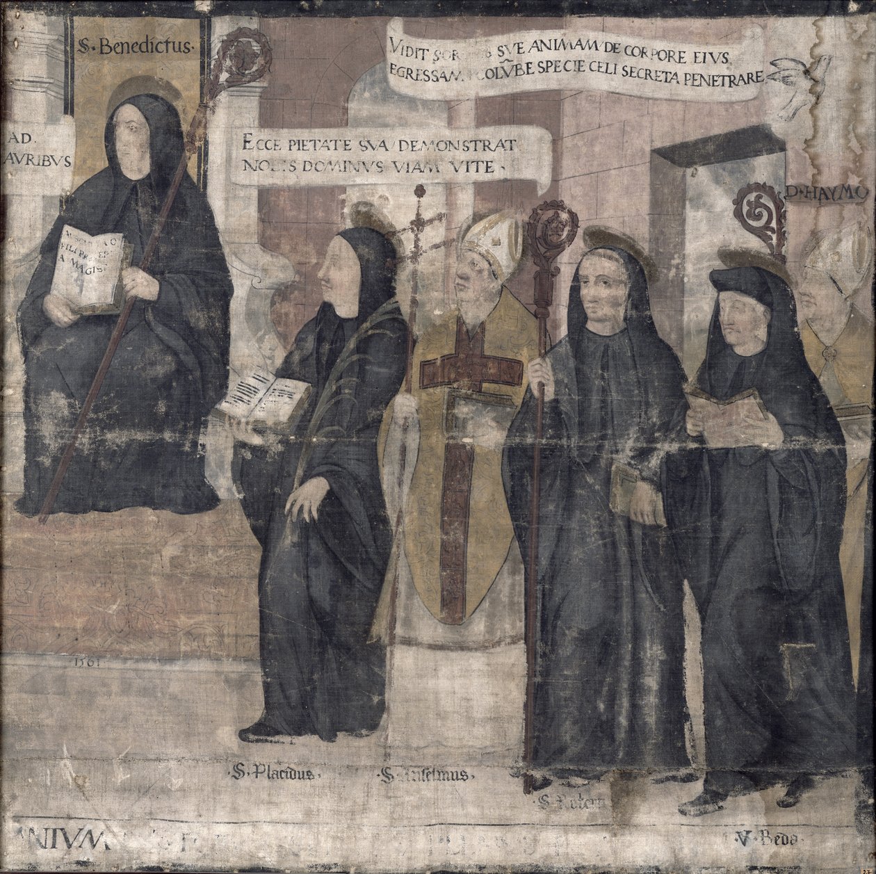 Heiliger Robert und verschiedene Benediktinerheilige, 1561 von French School
