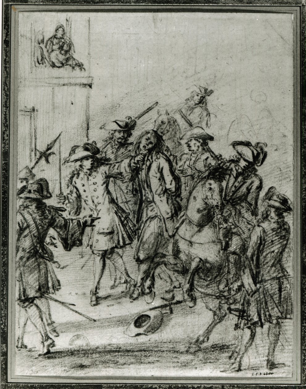 Die Verhaftung von Louis Dominique Cartouche (1693-1721) von French School