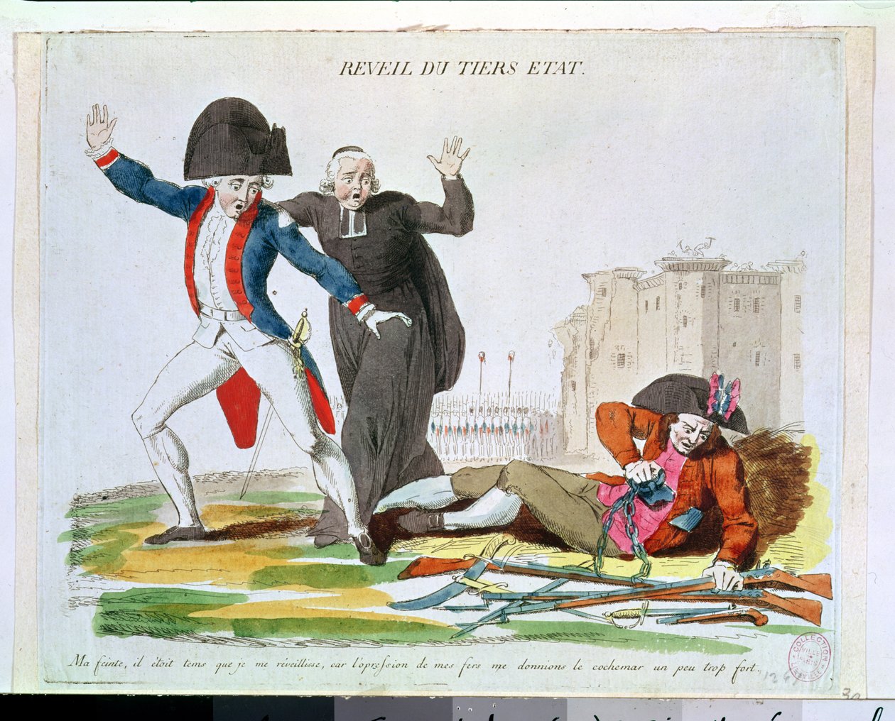 Das Erwachen des Dritten Standes, Juli 1789 von French School