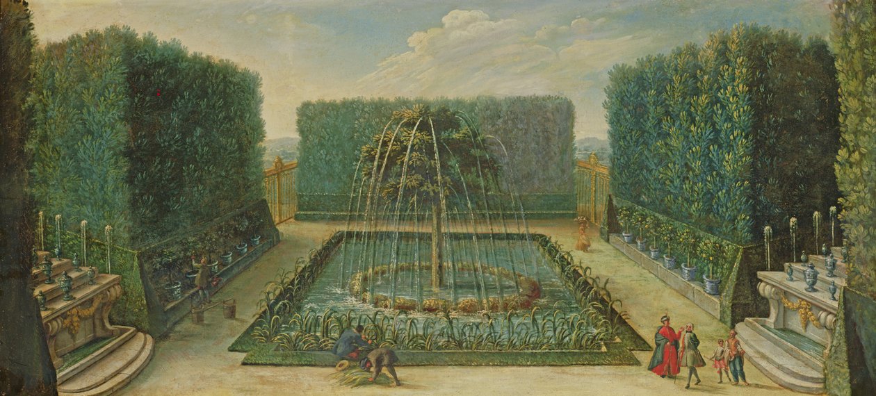 Der Bosquet du Marais, frühes achtzehntes Jahrhundert von French School