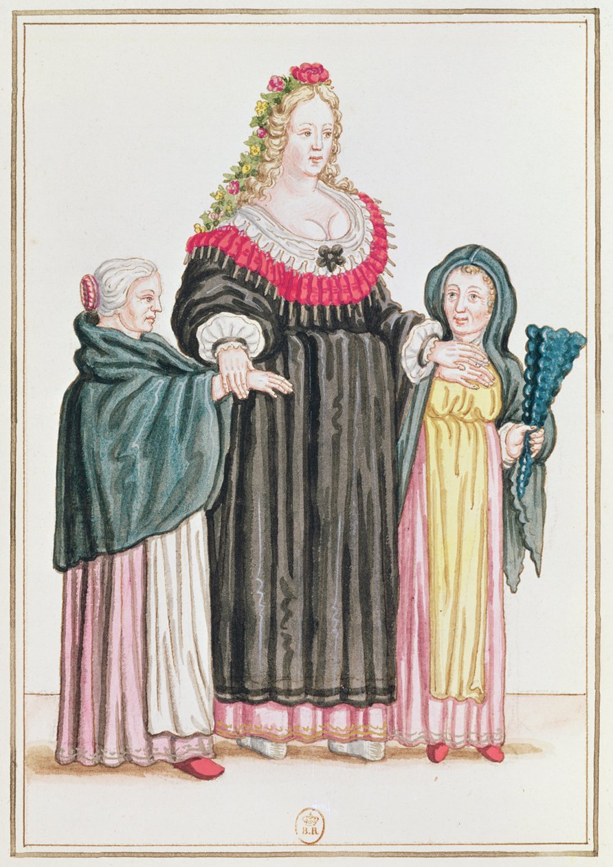 Venezianische Kurtisane von French School