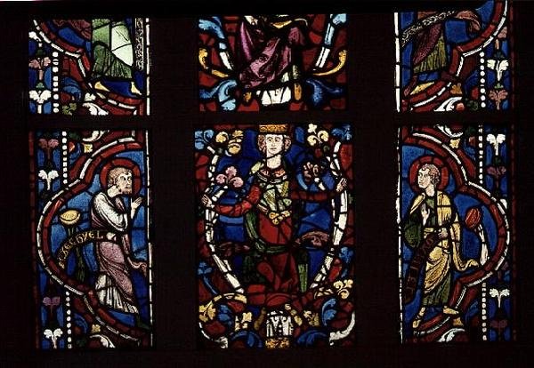 Fenster, das den Jessebaum darstellt, ca. 1210-45 von French School