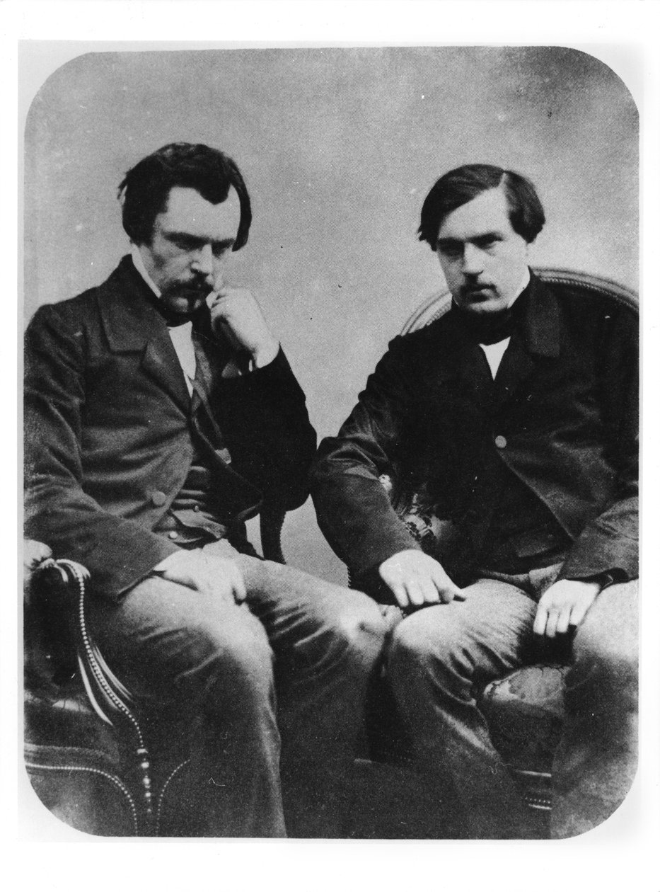Edmond Louis Antoine Huot de Goncourt (1822-96) und Jules Alfred Huot de Goncourt (1830-70) von French Photographer