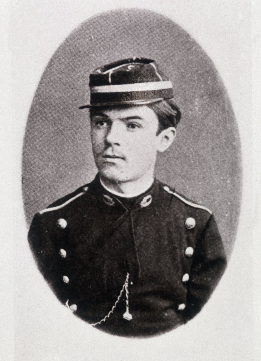 Henri Poincaré, Student an der École Polytechnique - Bibl. der École Polytechnique von French Photographer