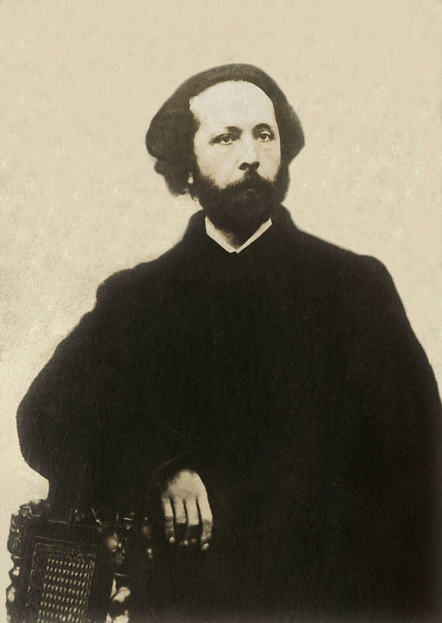 Porträt von Edouard Lalo (1823-1892), französischer Komponist. Fotografie, späte 19. Jahrhundert, Paris. von French Photographer