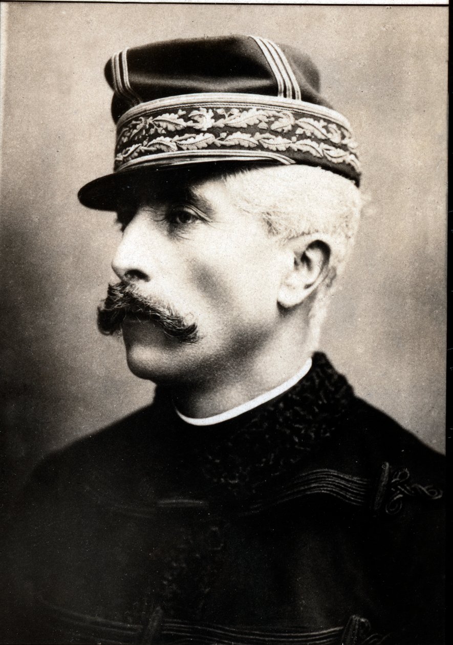 Porträt von Gaston, Marquis de Galliffet (1830-1909), französischer General und Politiker von French Photographer
