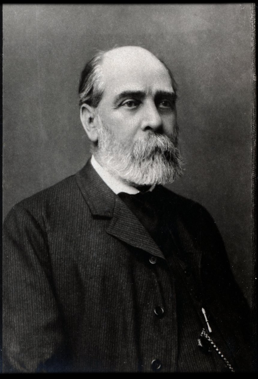 Porträt von Hector Malot (1830-1907), französischer Schriftsteller von French Photographer