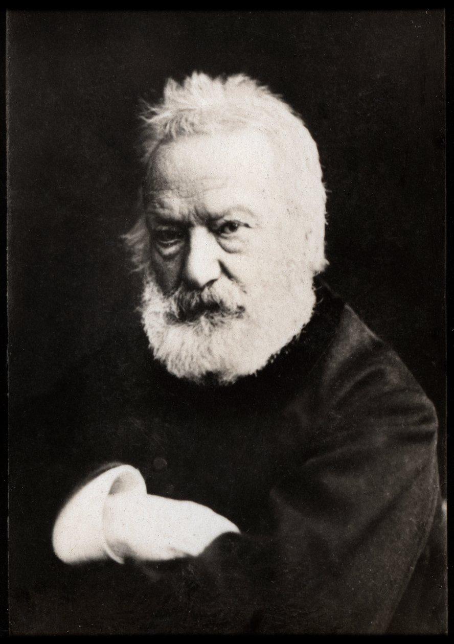 Porträt von Victor Hugo (1802-1885), französischer Dichter, Dramatiker, Romanautor, Essayist von French Photographer