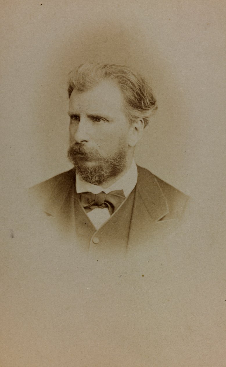 Porträt von William Bouguereau, französischer Maler, carte de visite von French Photographer