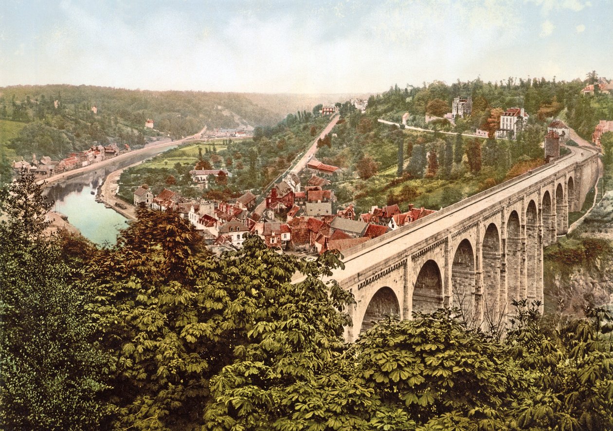 Viadukt de Lanvallay, Dinan, Frankreich von French Photographer