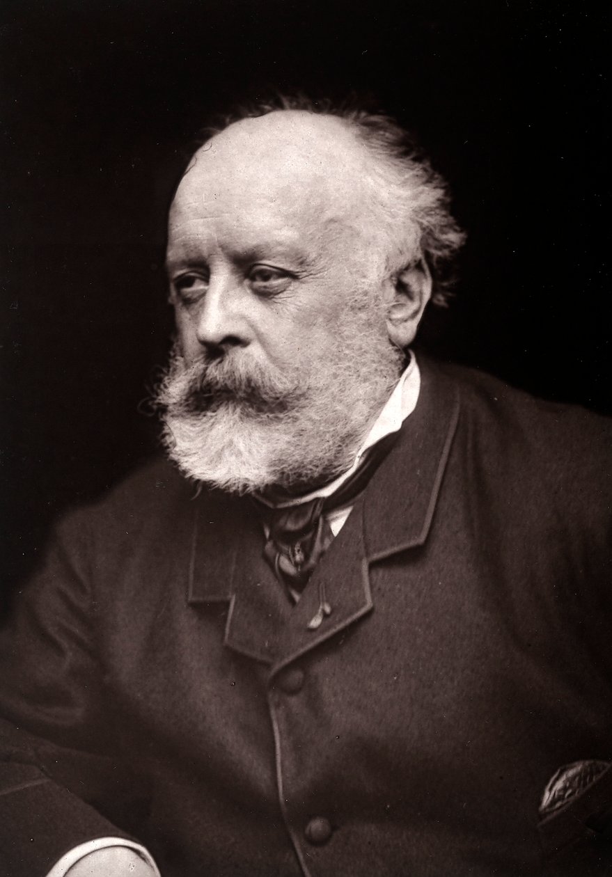 Der Künstler Evariste-Vital Luminais porträtiert anlässlich des Salons von Paris 1885 von French Photographer