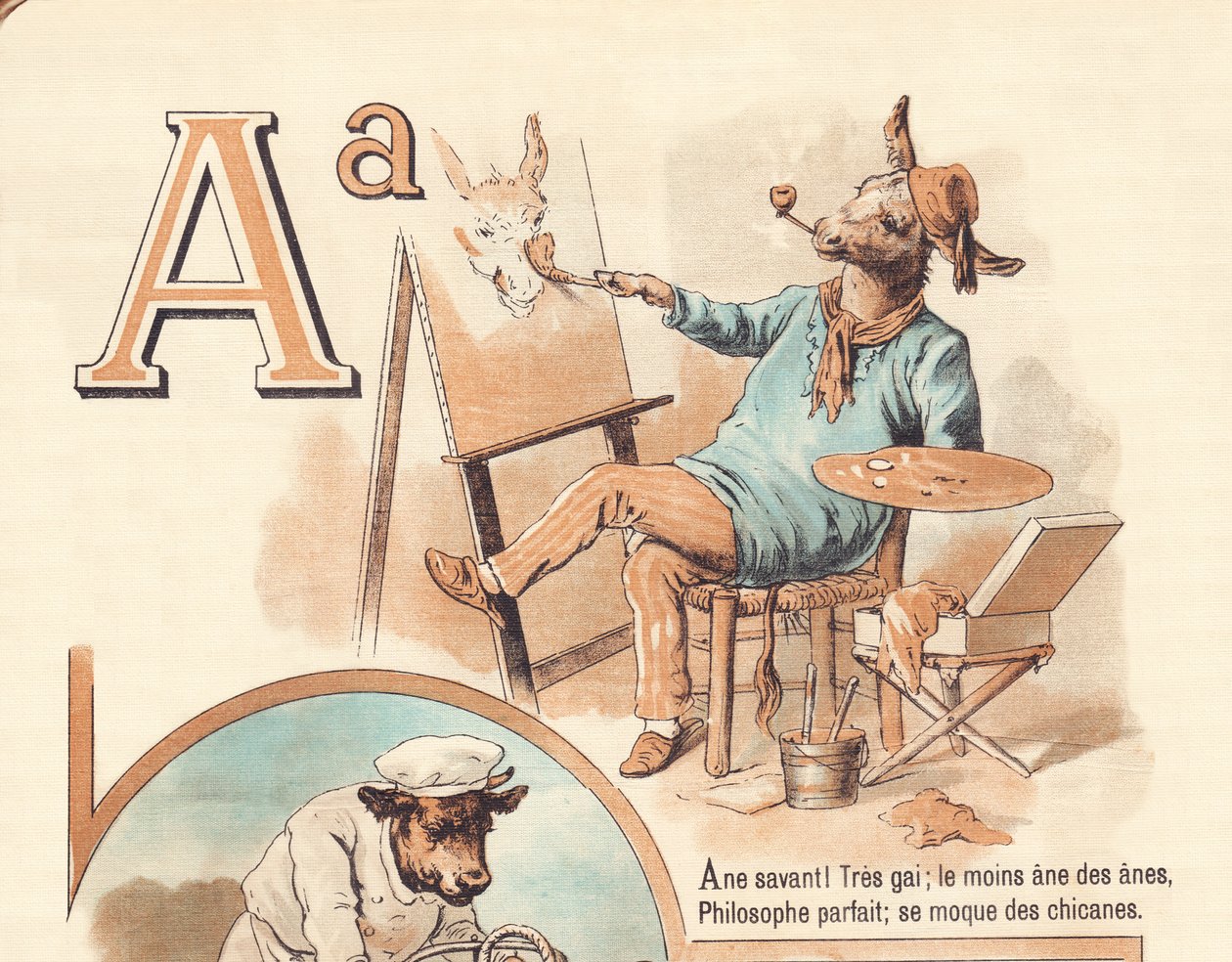 A: Ein fröhlicher Wissenschaftler; der geringste Anus, der perfekte Philosoph, macht sich über die Schikanen lustig von French School