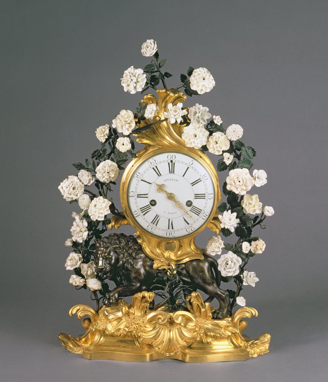 Eine Louis XV Uhr, Vincennes/Mennecy, ca. 1750 von French School