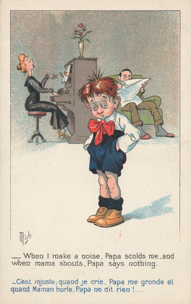 Ein Junge mit den Händen in den Taschen von French School