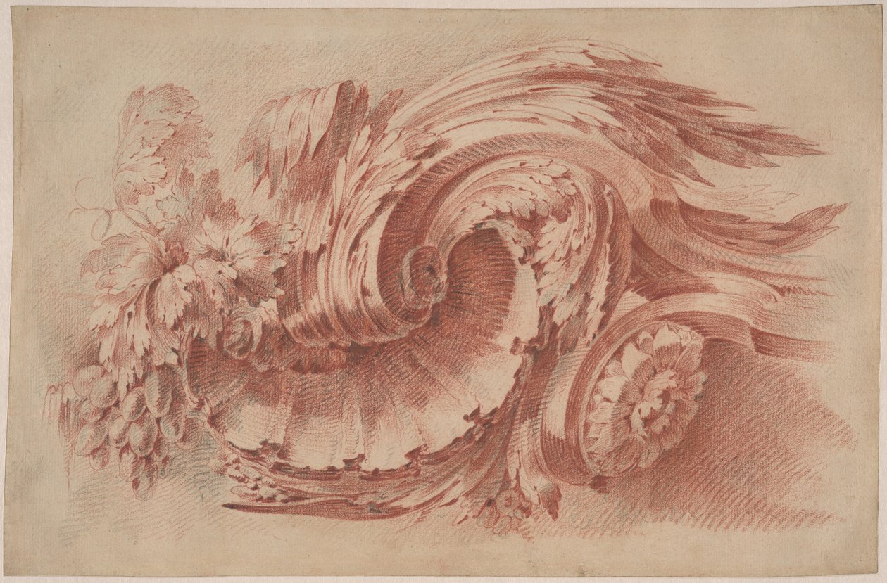 Akanthus-Ornament, um 1760 von French School