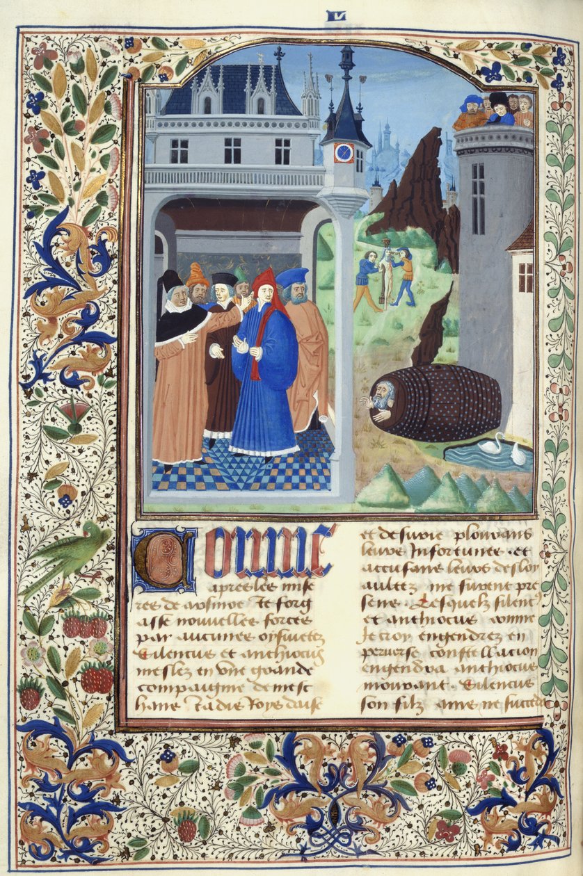 Boccaccio beobachtet Folter, aus 
