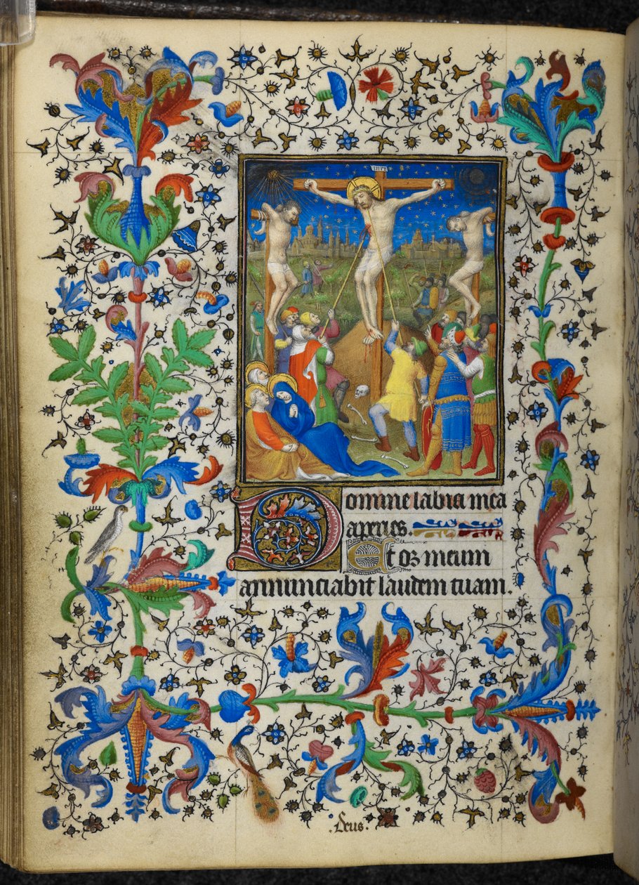 Kreuzigung, aus den Chevalier-Stunden, ca. 1420 von French School