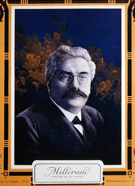 Alexandre Millerand als Kriegsminister 1915 von French School