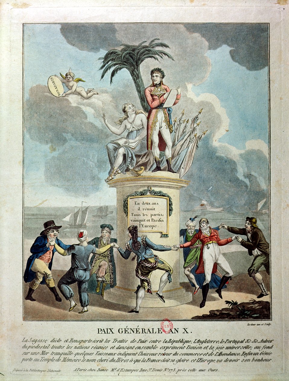 Allegorie des Friedens von Amiens, 1802 von French School
