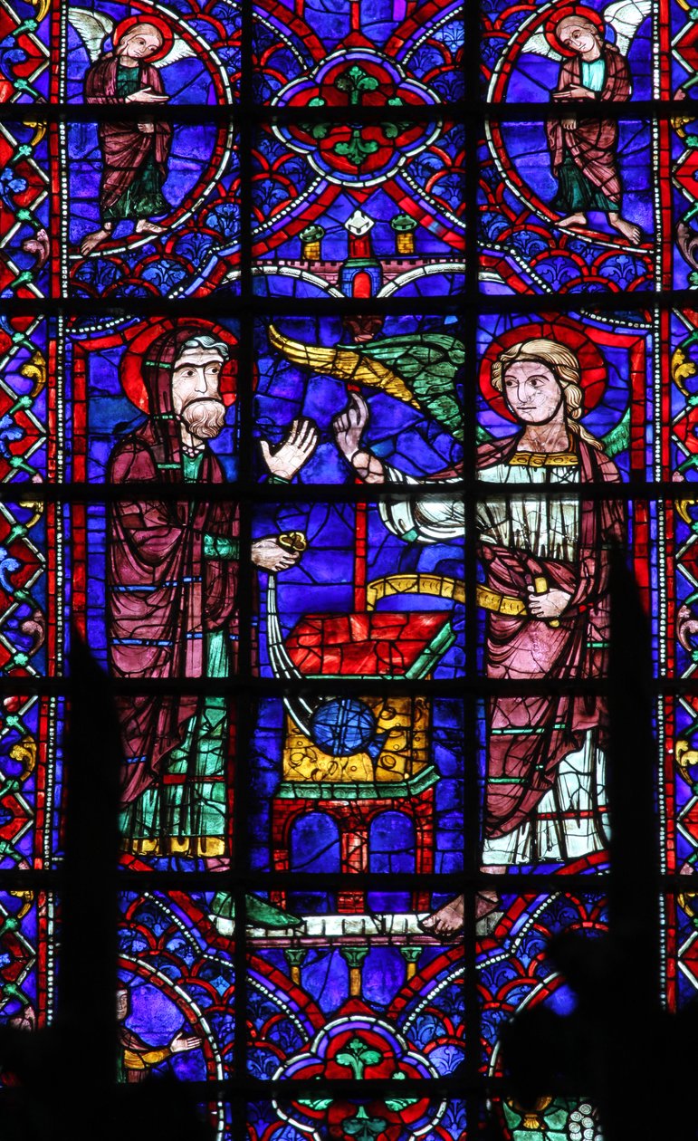 Verkündigung an Zacharias (Johannes des Täufers Vater) von French School