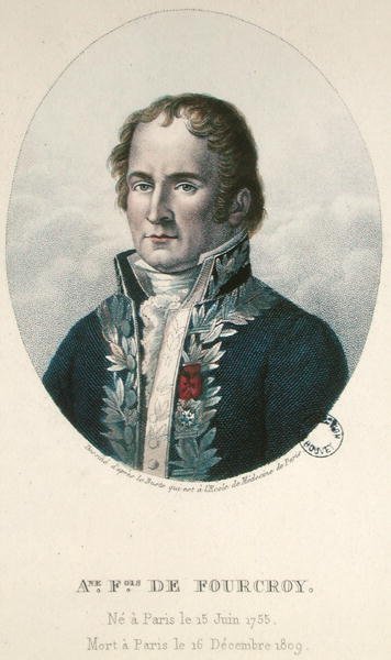 Antoine François de Fourcroy (1755-1809) (farbige Gravur) von French School