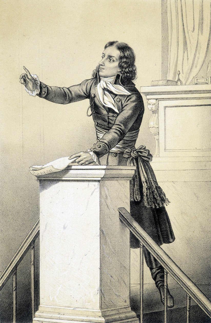 Barrère - in „Galerie historique de la Révolution française“ von Albert Maurin von French School