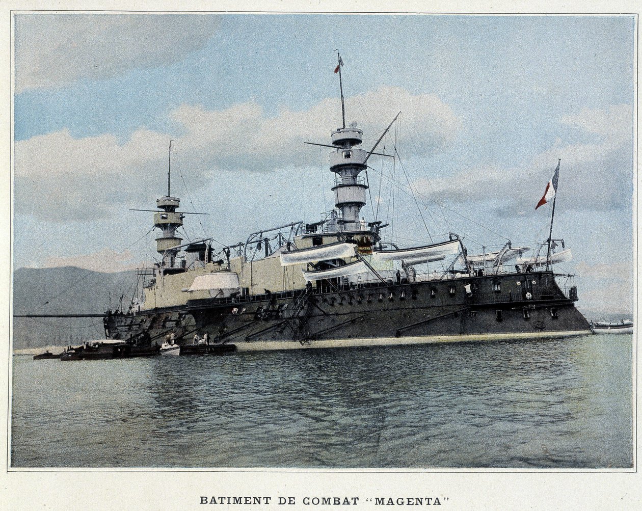 Kampfschiff „Magenta“ - in „Militäralbum - Marine: Leben an Bord“ von French School