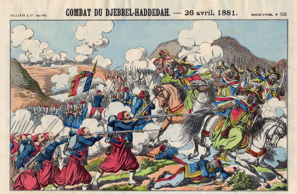 Schlacht von Djebbel Haddedah (Djebbel-Haddedah), 26. April von French School