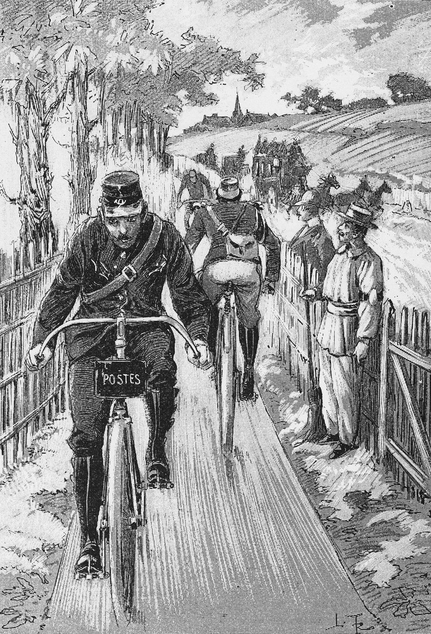 Fahrradweg für Briefträger: Swift-Projektstrecke von M. Berruyer von French School