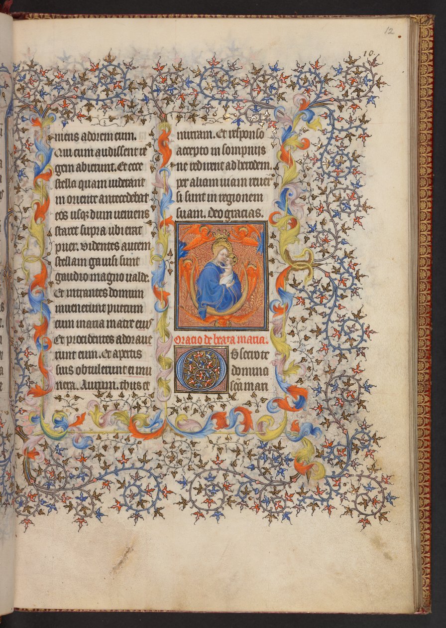Stundenbuch, Add MS 32454 f.12r, Frankreich von French School