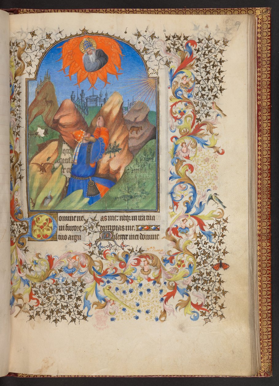 Stundenbuch, Add MS 32454 f.59r, Frankreich von French School