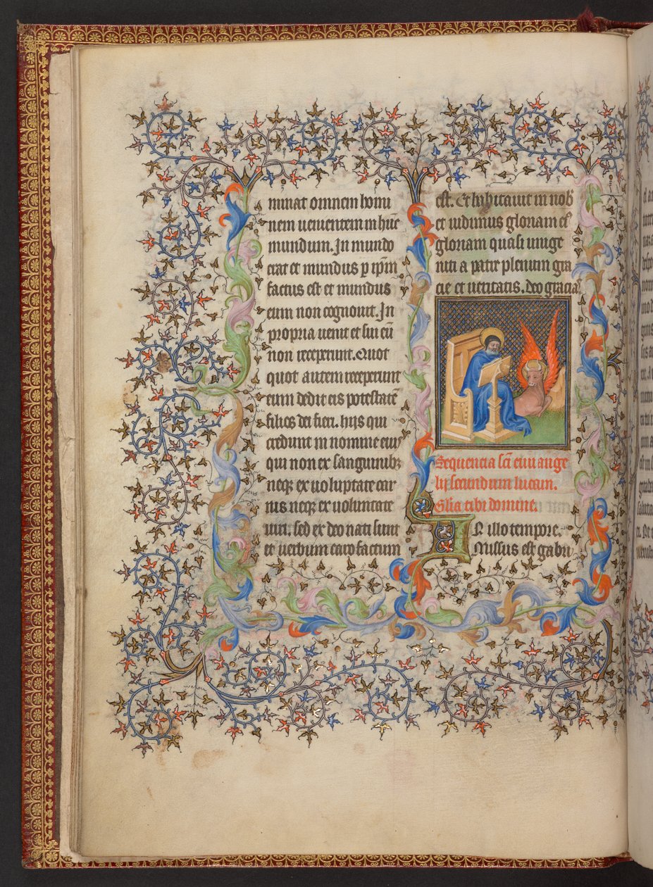 Stundenbuch, Add MS 32454 f.9v, Frankreich von French School