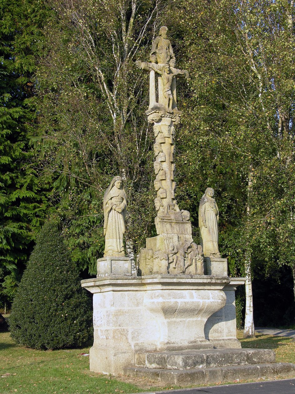 Kalvarienberg, geschnitzt von den Cabedoche Brüdern, 1827 von French School